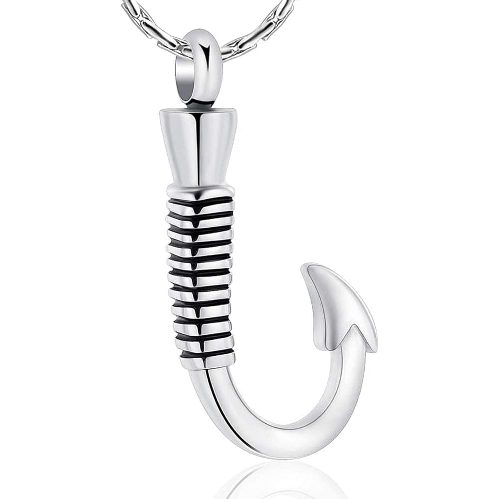 Fish Hook Urn Necklace