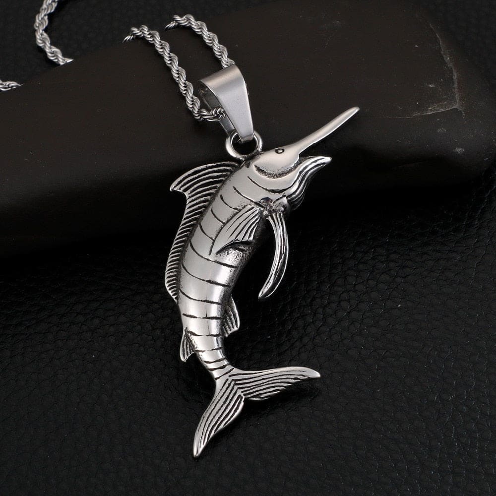 Fish Necklace Silver