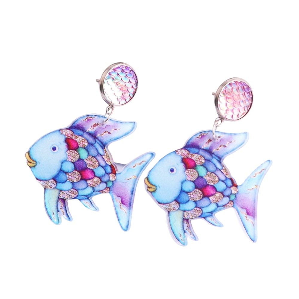 Fish Scale Earrings