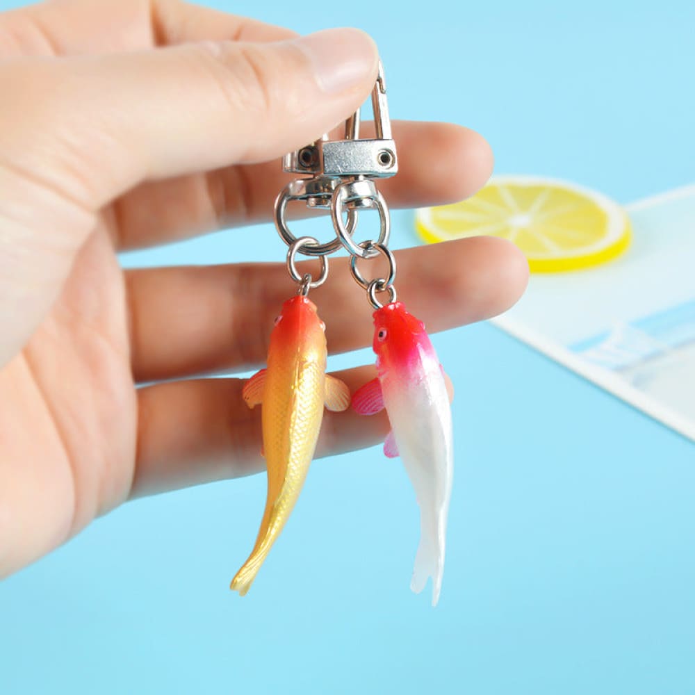 Fish-Shaped Keychain