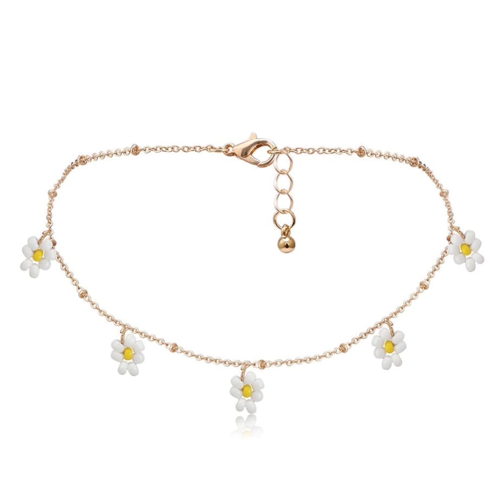 Flower Gold Beach Necklace