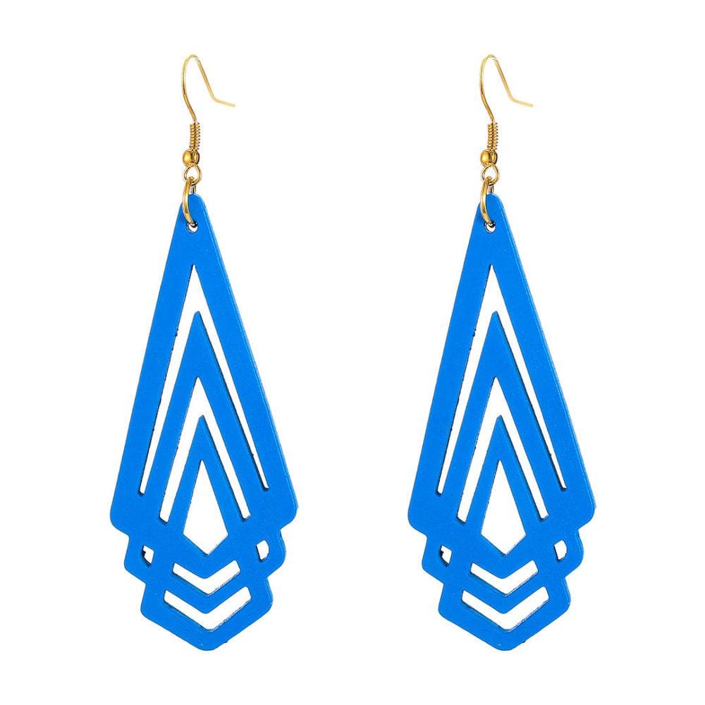 Geometric Beach Earrings