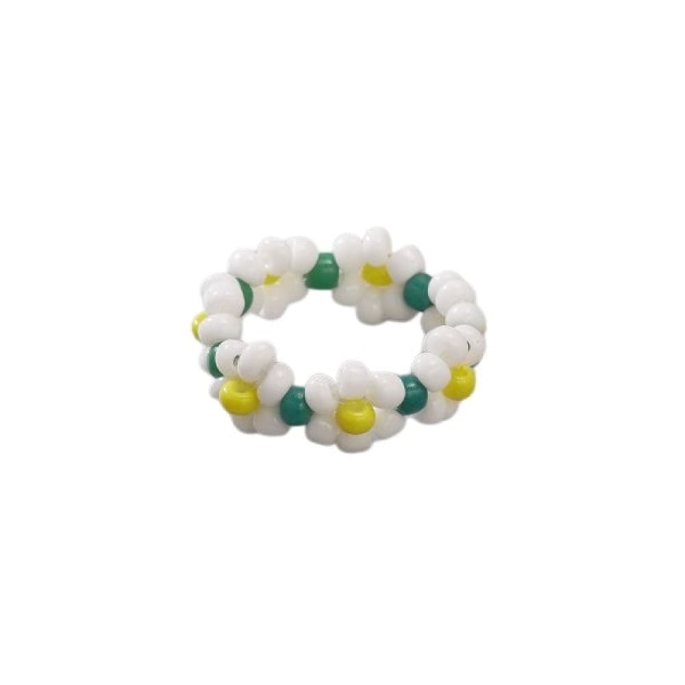 Glass Bead Beach Ring