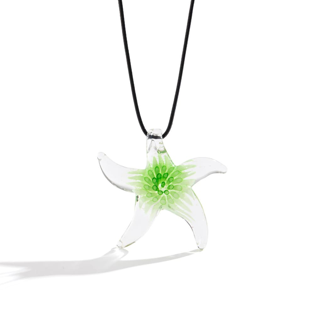 Glass Starfish Necklace