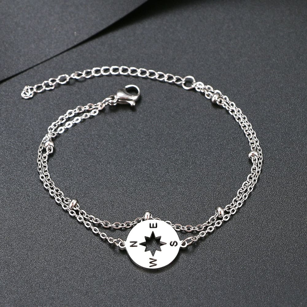 Gold Compass Bracelet