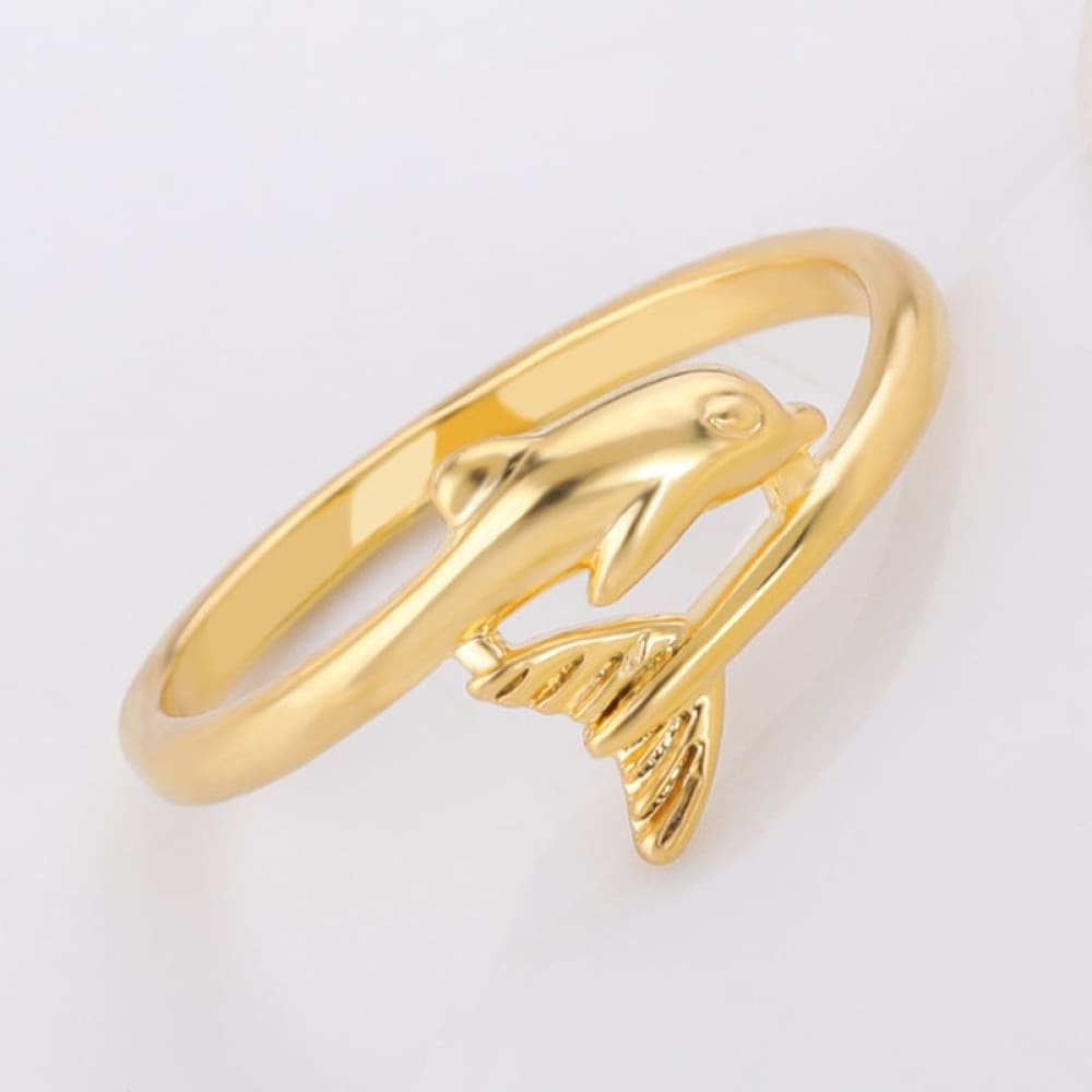 Gold Dolphin Ring