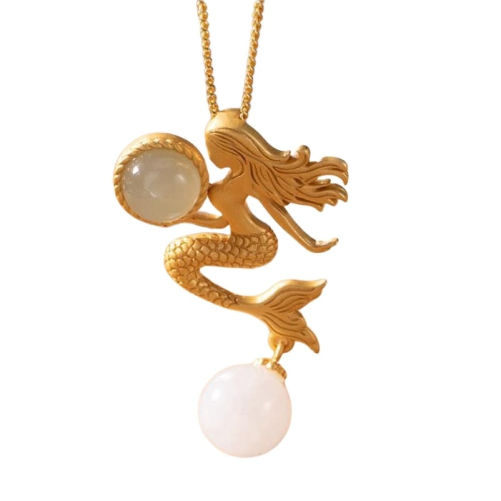 Gold Mermaid Necklace