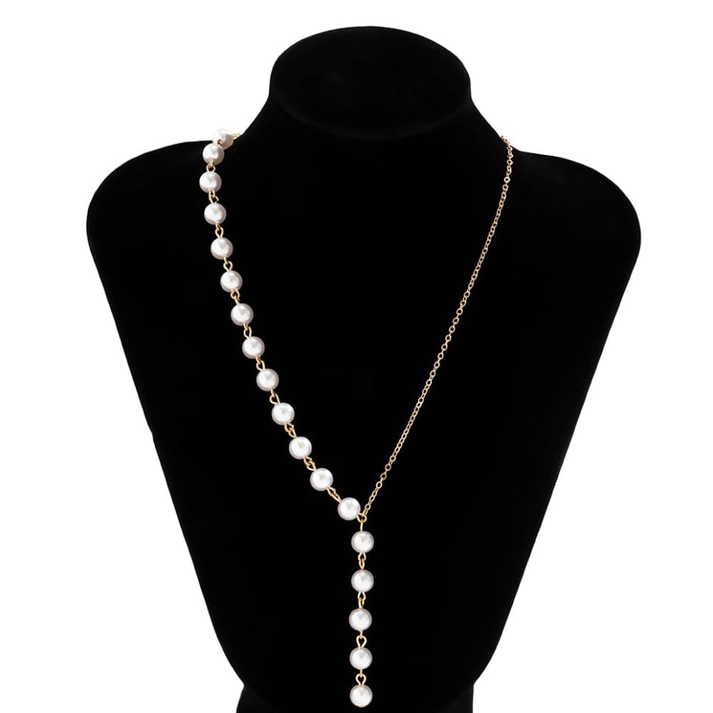 Gold Pearl Beach Necklace