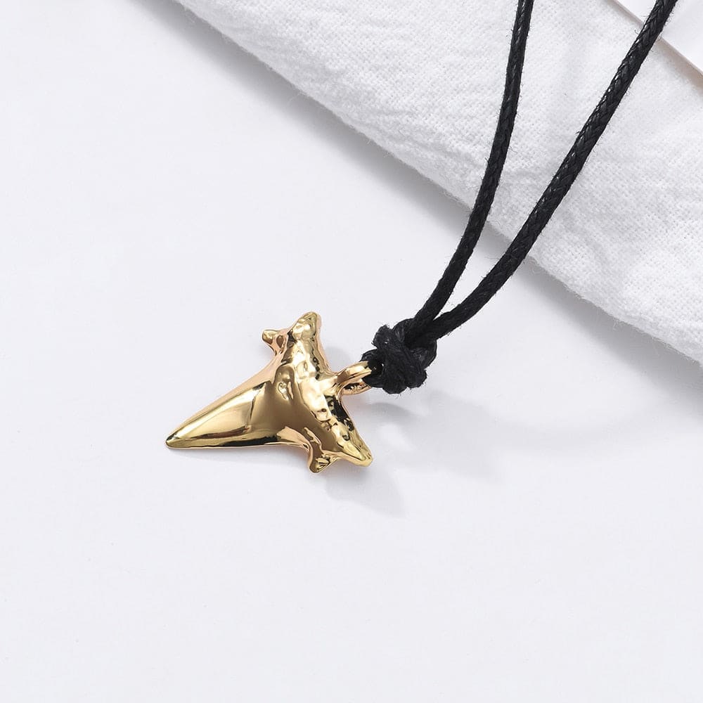Gold Shark Tooth Necklace
