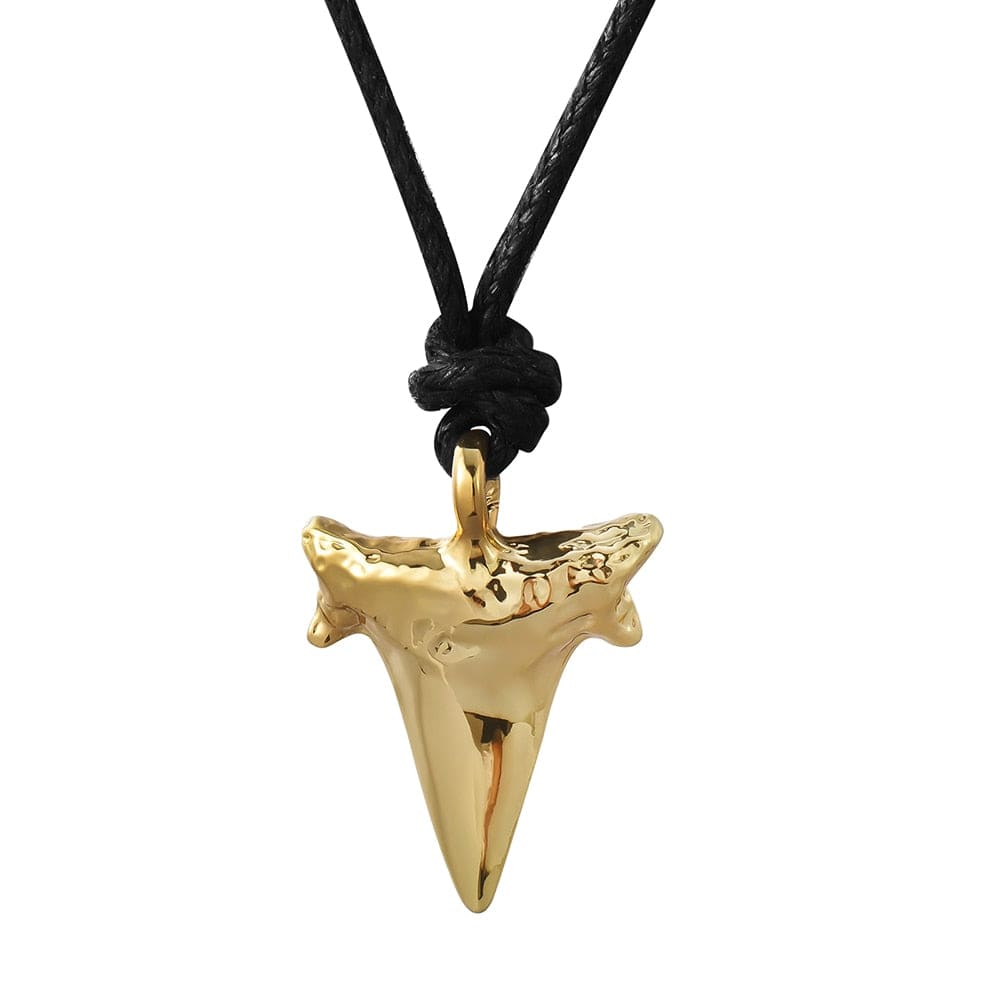 Gold Shark Tooth Necklace