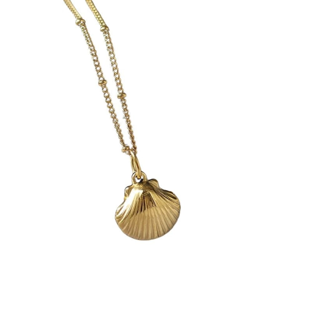 Gold Shell Necklace