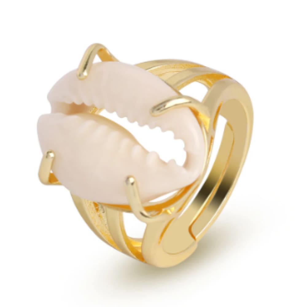 Gold Shell Ring