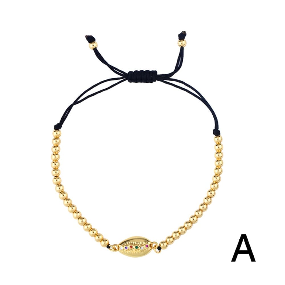 Gold Simple Shell Bracelet