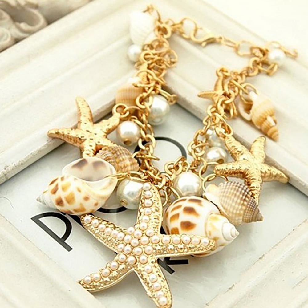 Gold Starfish Bracelet
