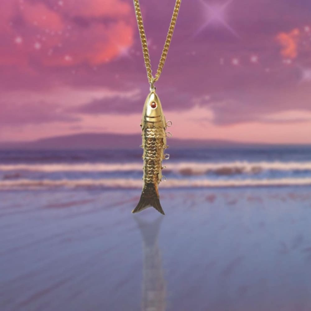 Golden Fish Necklace