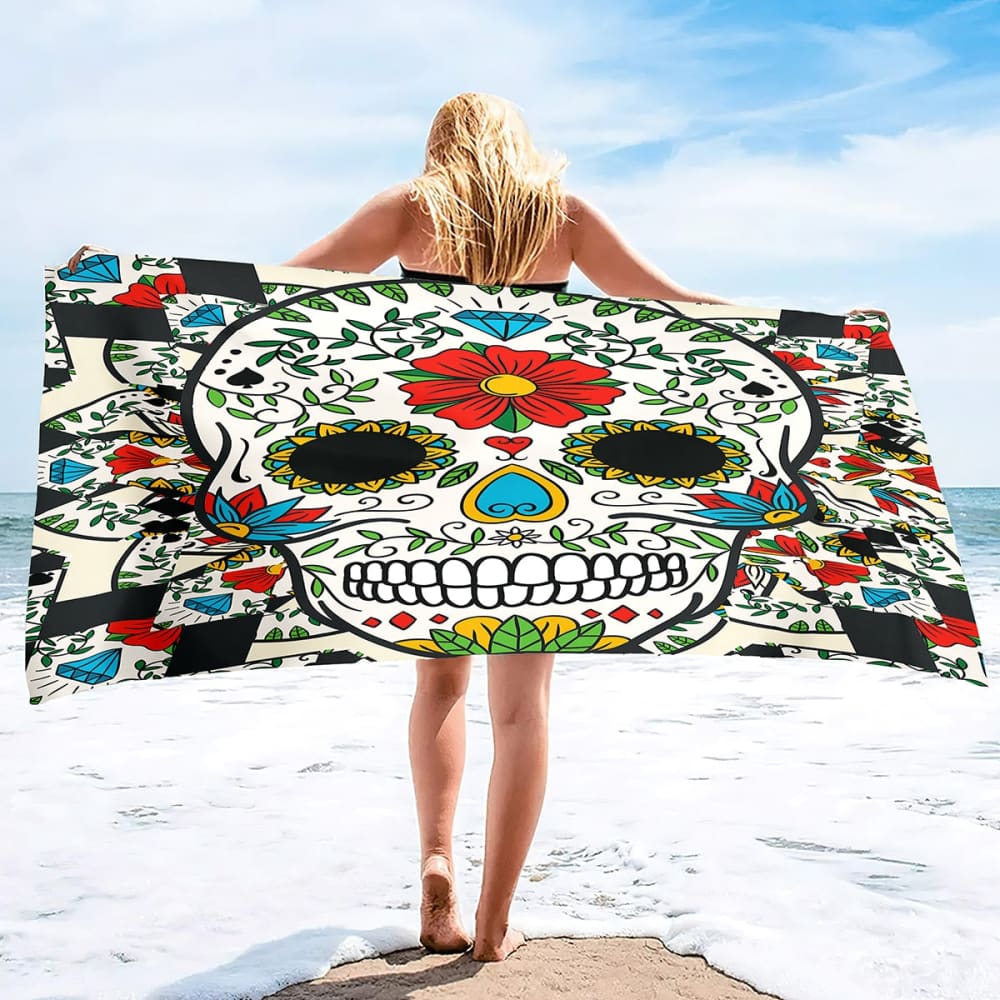 Goth Beach Towel