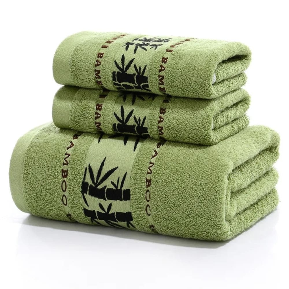 Green Beach Towel