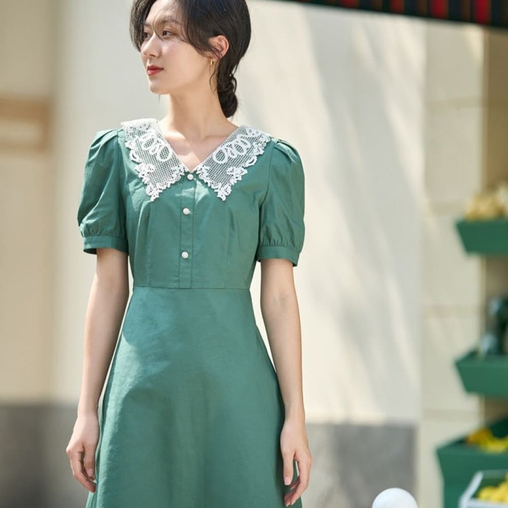 Green Sailor Dress