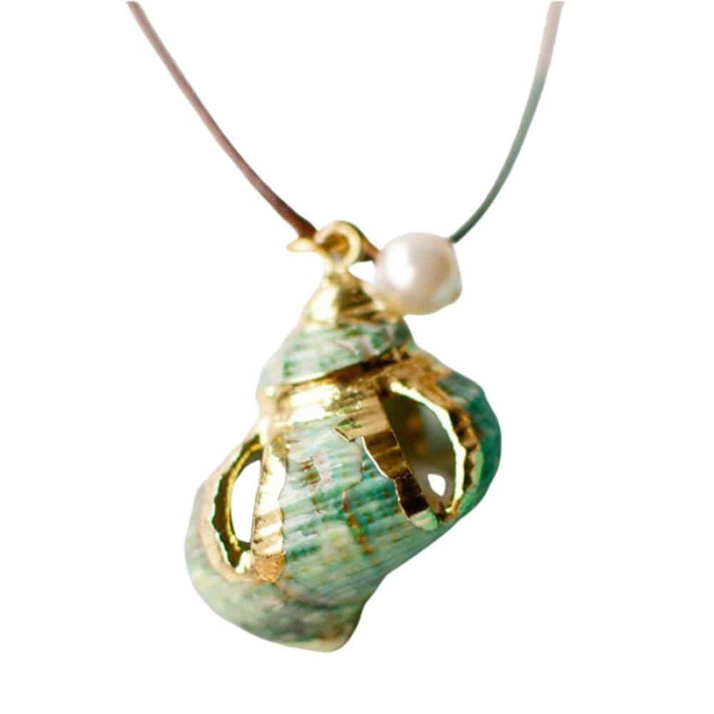Green Shell necklace