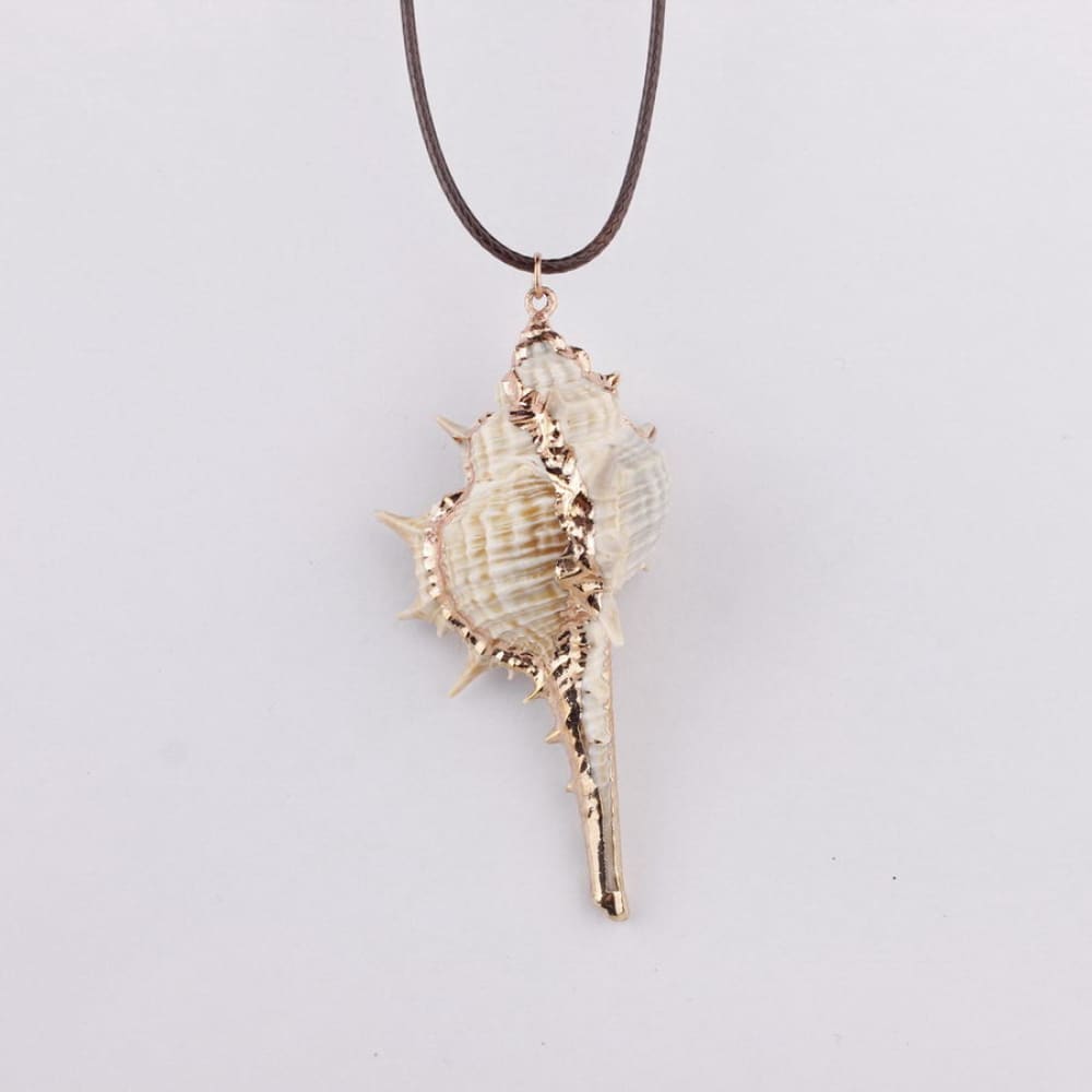 Green Shell necklace