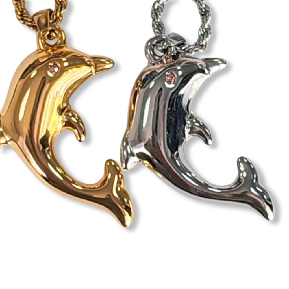 Hip-hop Dolphin Necklace