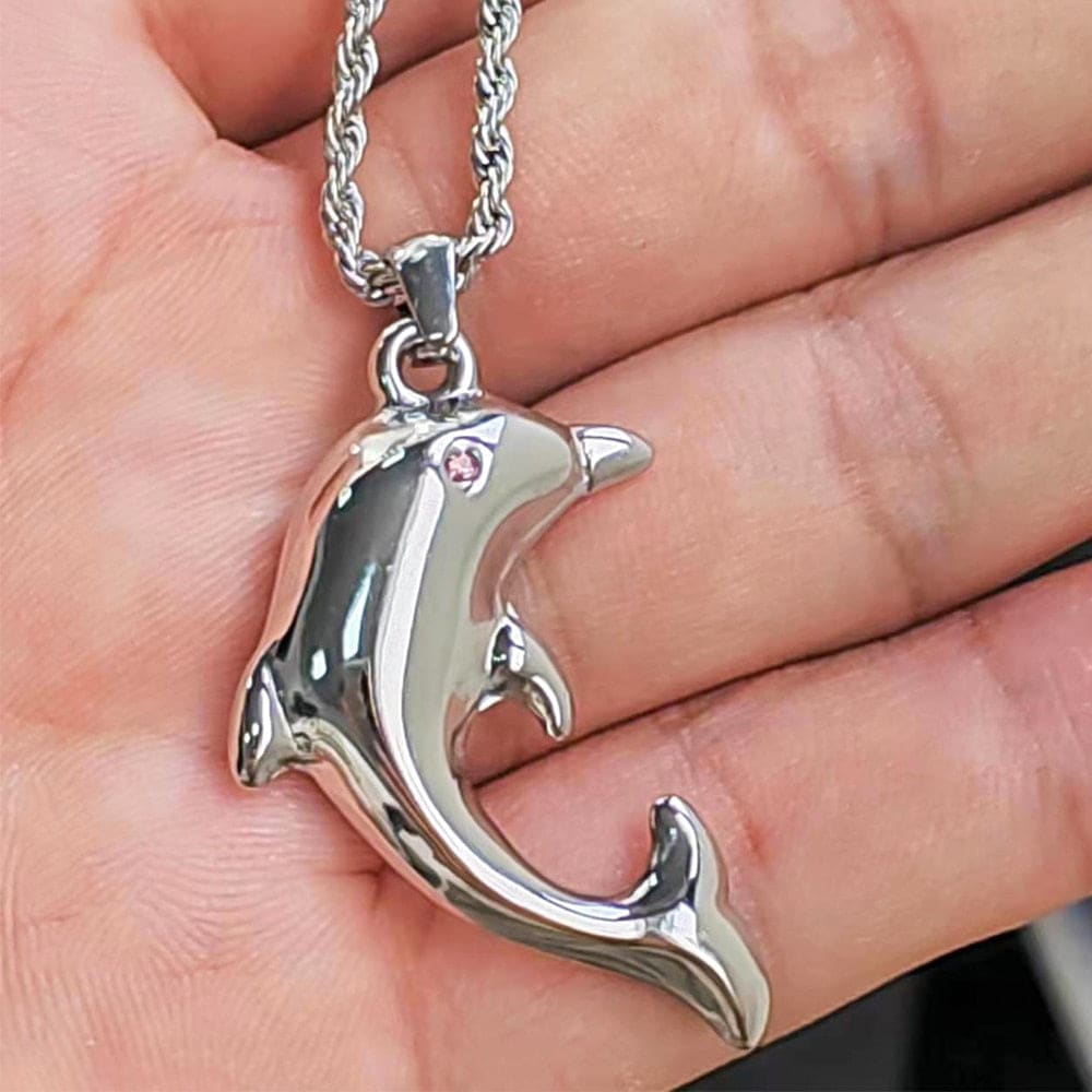 Hip-hop Dolphin Necklace