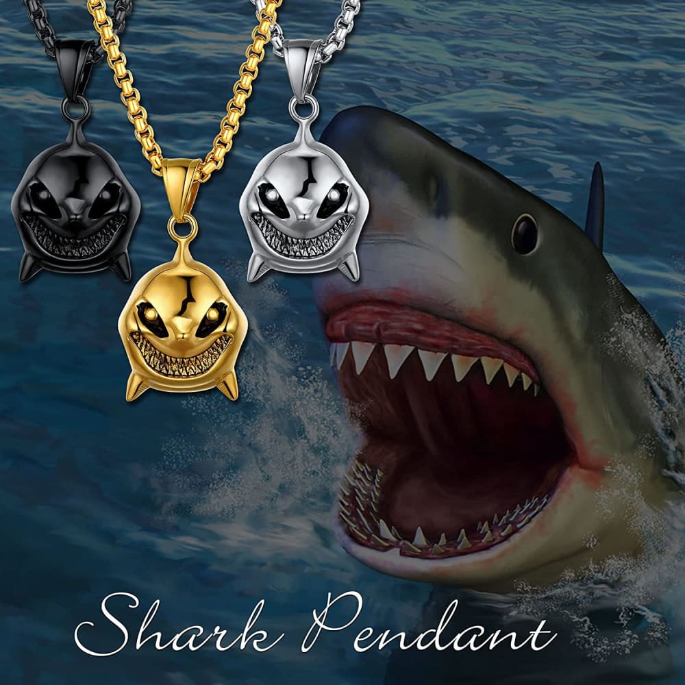 Hip-hop Shark Necklace