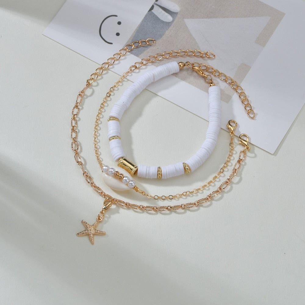 Layered Starfish Bracelet