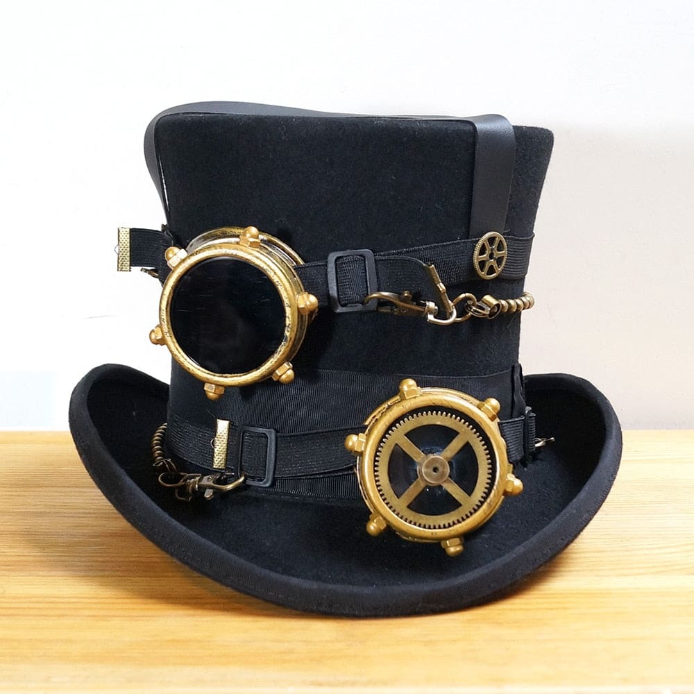Leather Captain Hat