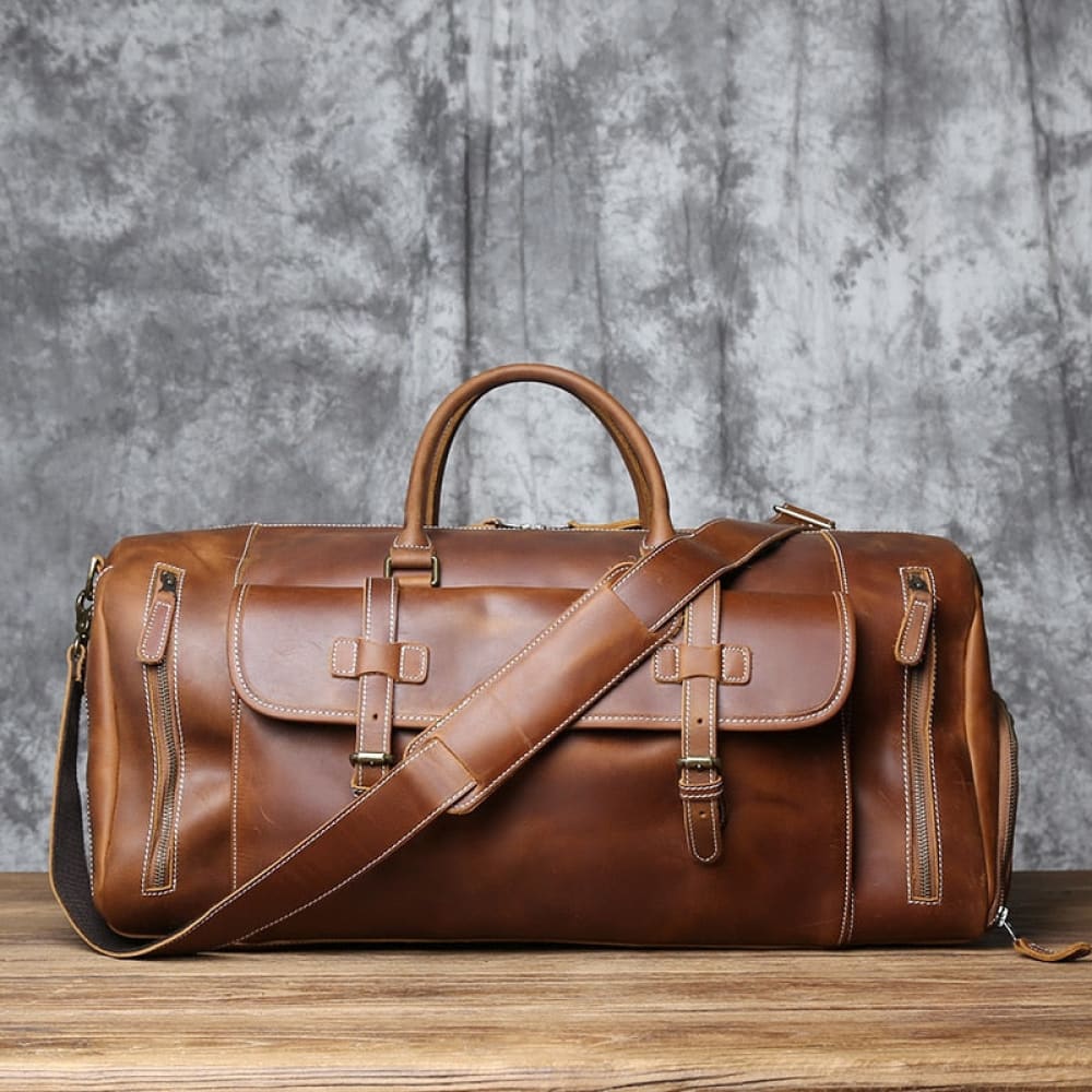 Leather Marine Duffle Bag