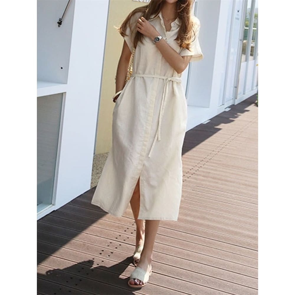 Linen Beach Dress
