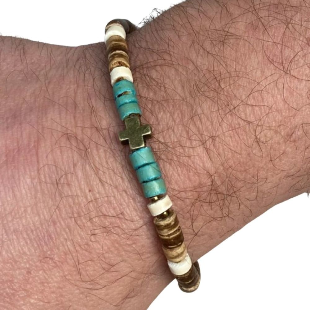 Little cross surfer bracelet