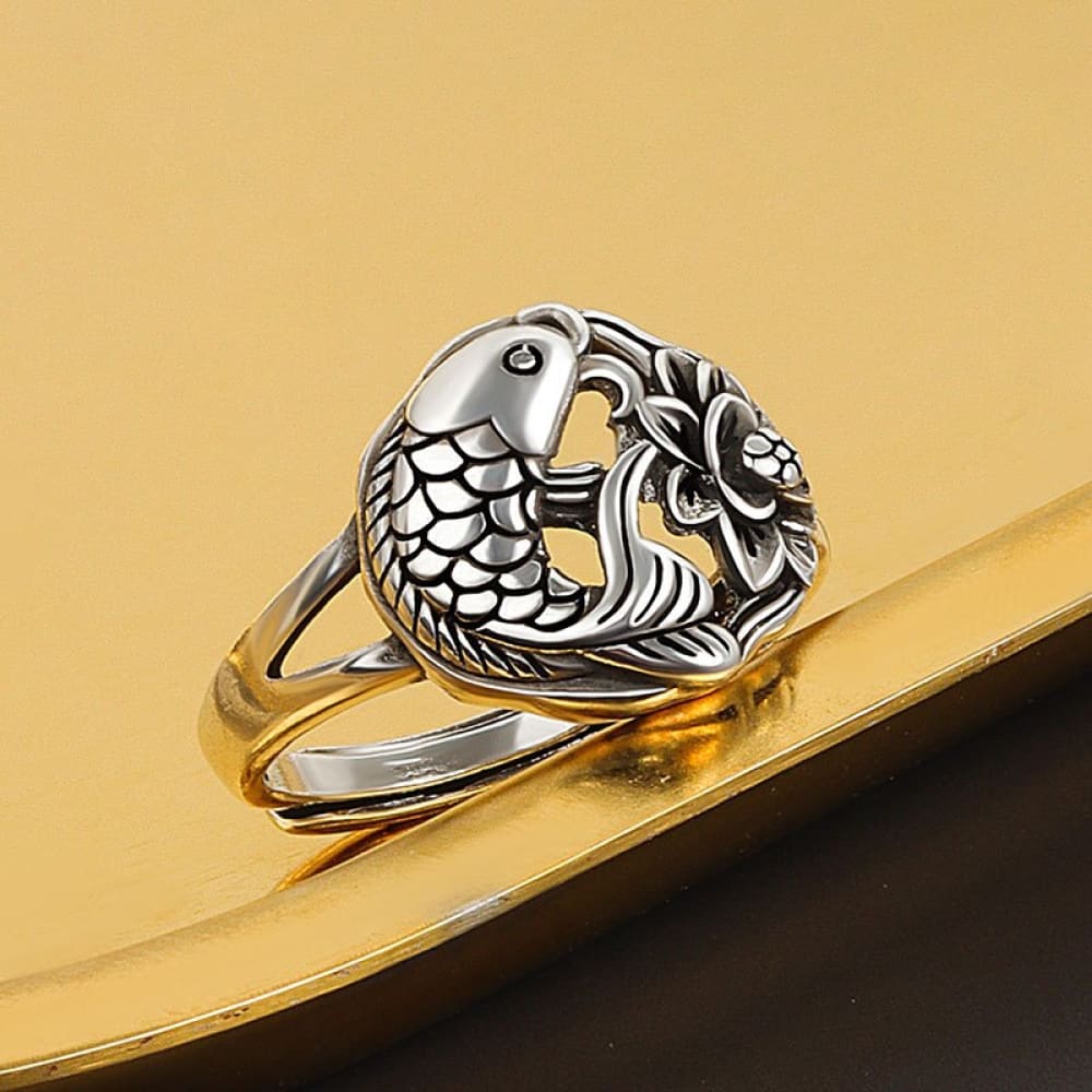 Lotus Fish Ring
