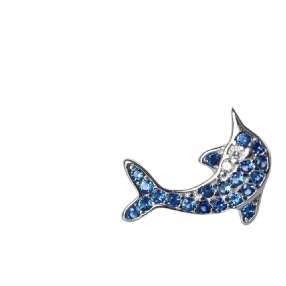 Luxury Dolphin Stud Earrings
