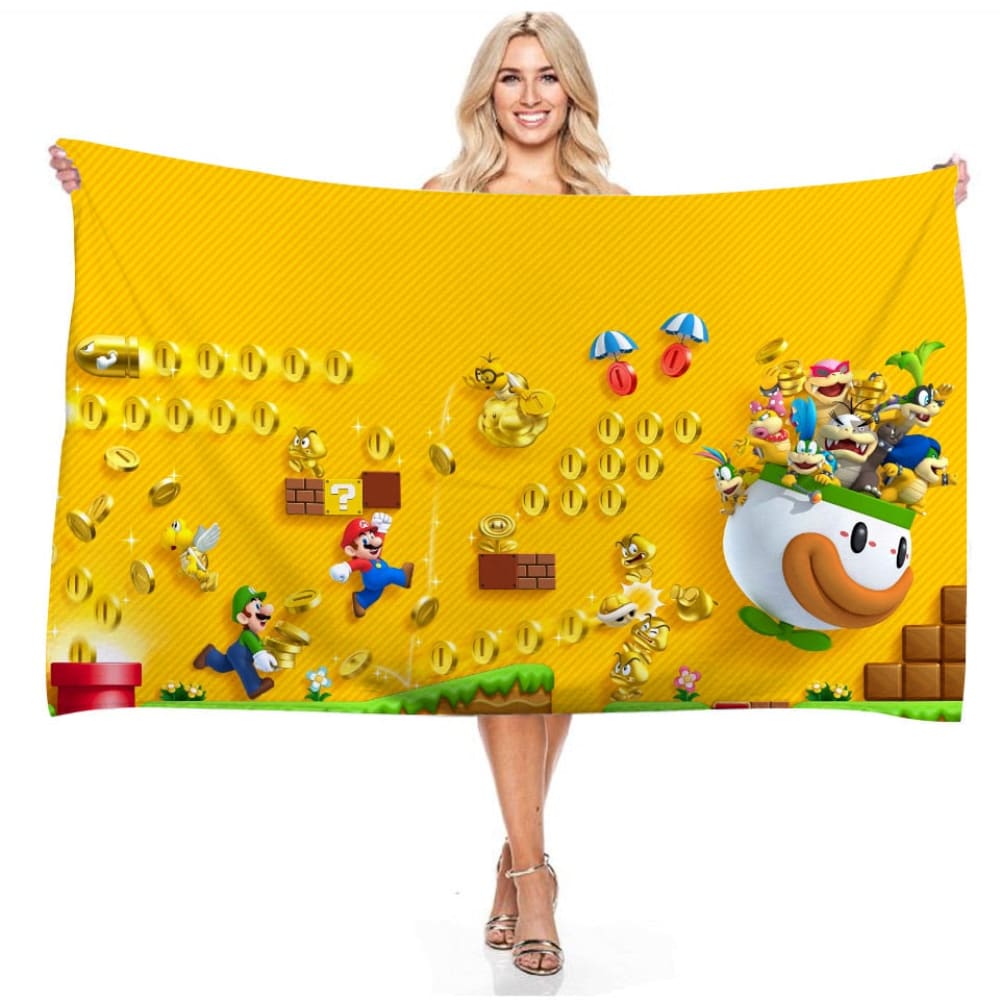 Mario Beach Towel