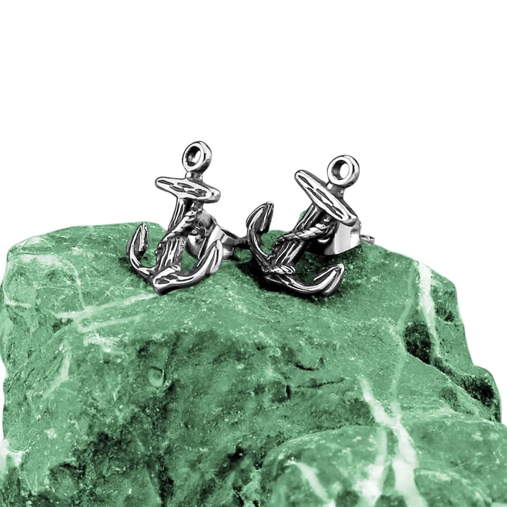 Men Anchor Earrings