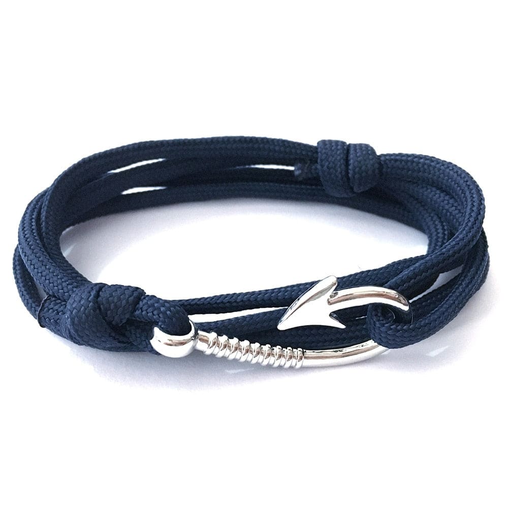 Mens Fish Hook Bracelet