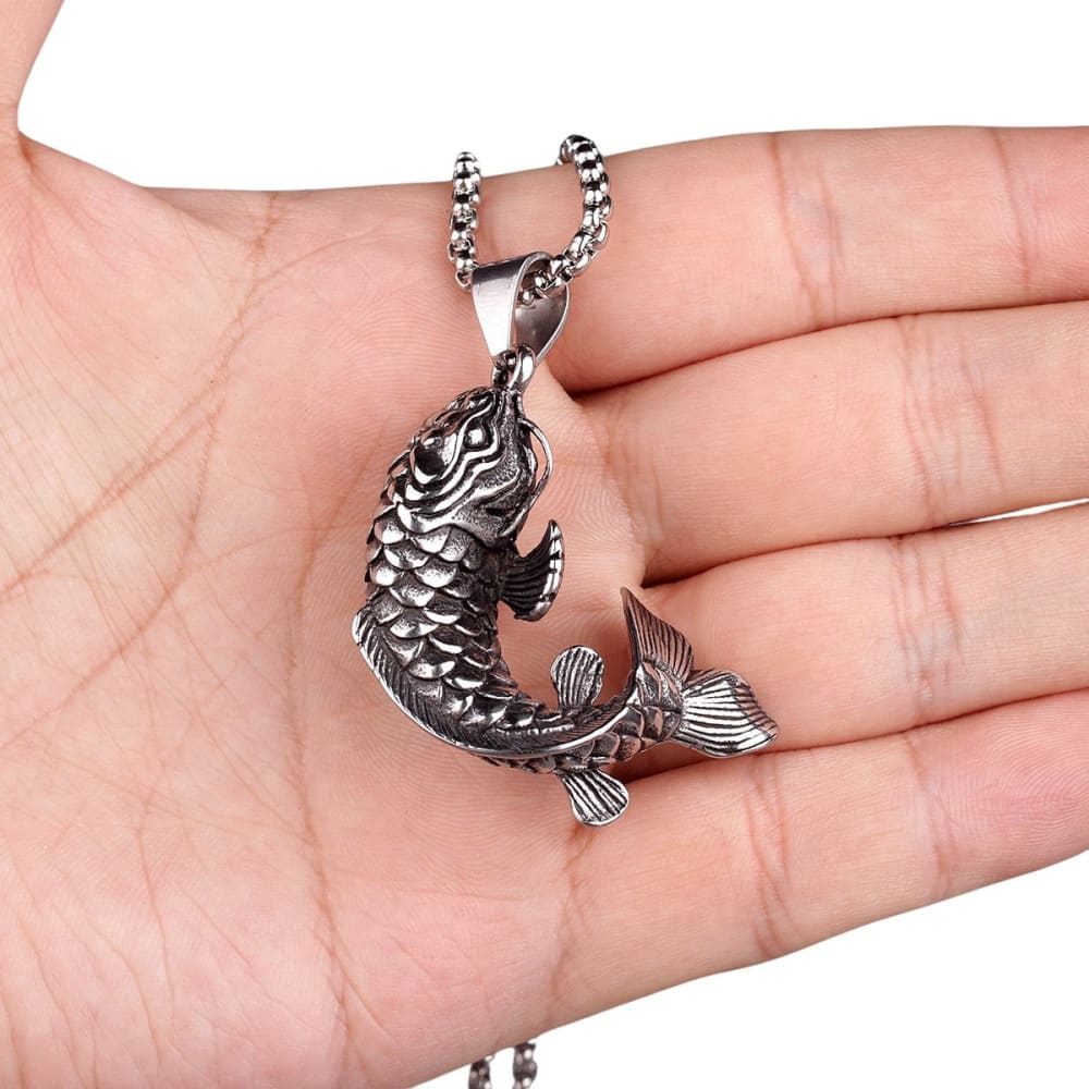 Mens Fish Necklace