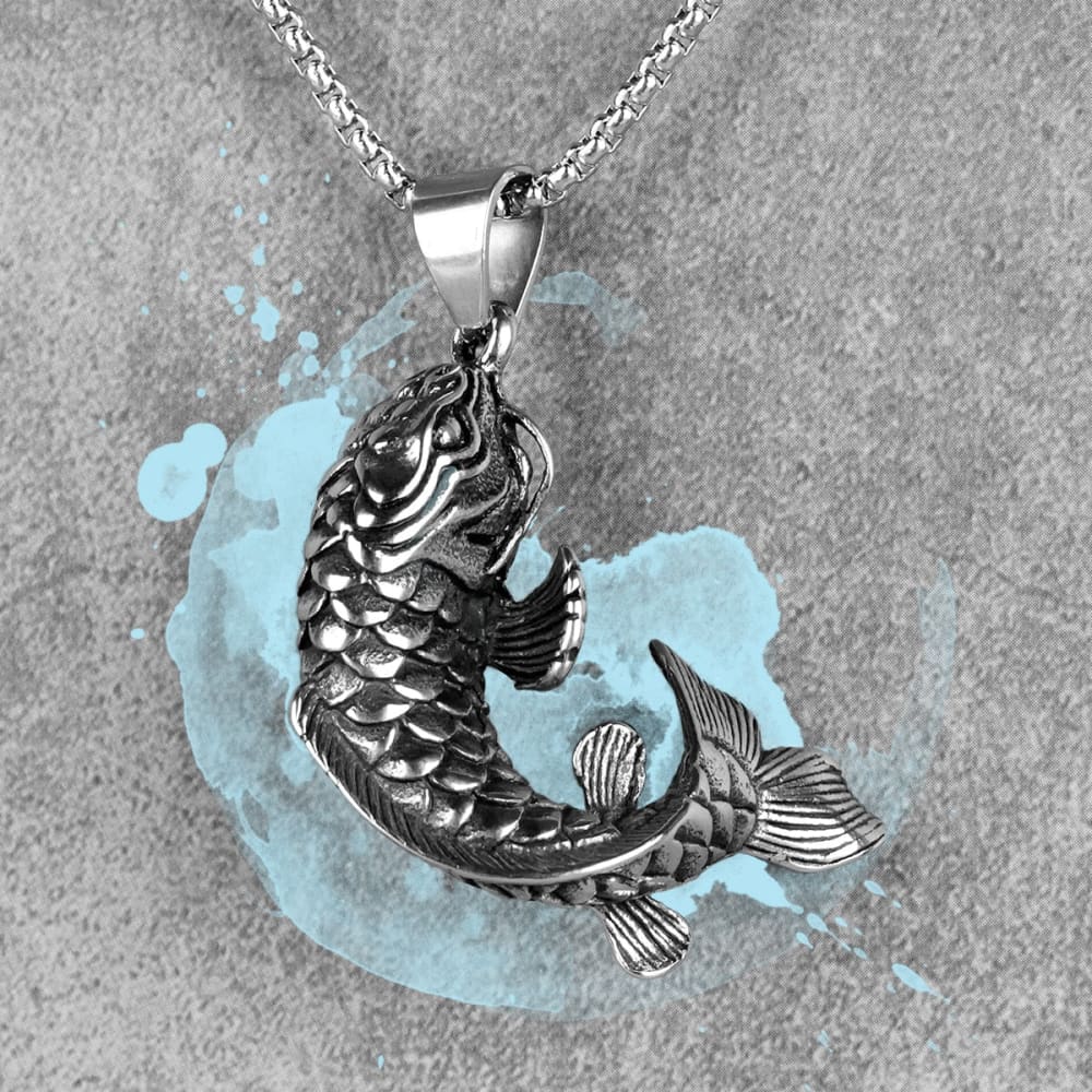 Mens Fish Necklace