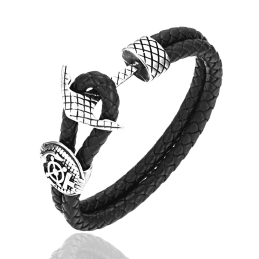 mens-leather-anchor-bracelet