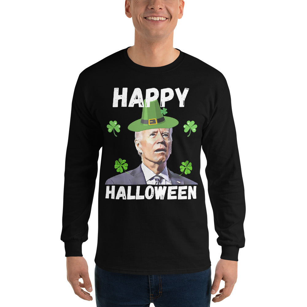 T-shirt drôle à manches longues pour la Saint-Patrick, T-shirt Biden pour la Saint-Patrick, cadeaux pour la Saint-Patrick, cadeau républicain drôle, T-shirt anti-Biden, St Pattys