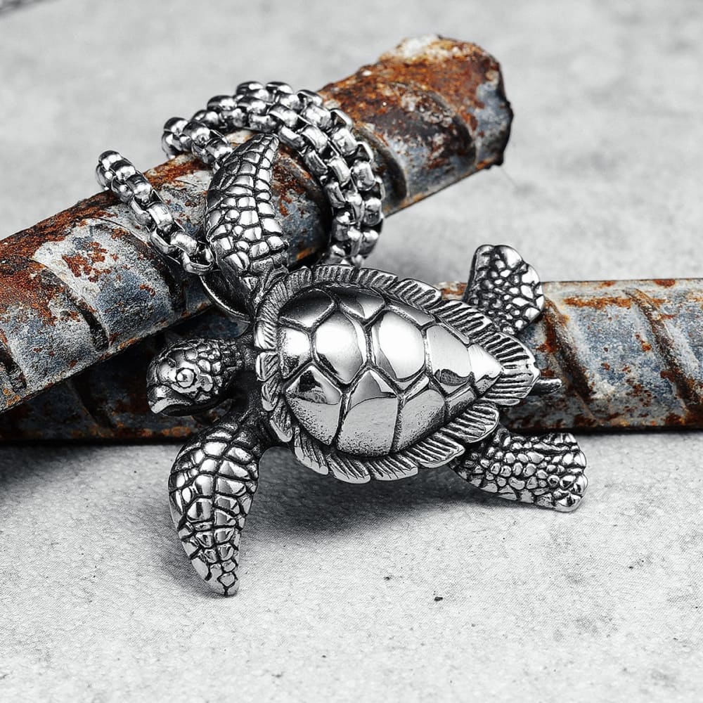 Mens Sea Turtle Necklace