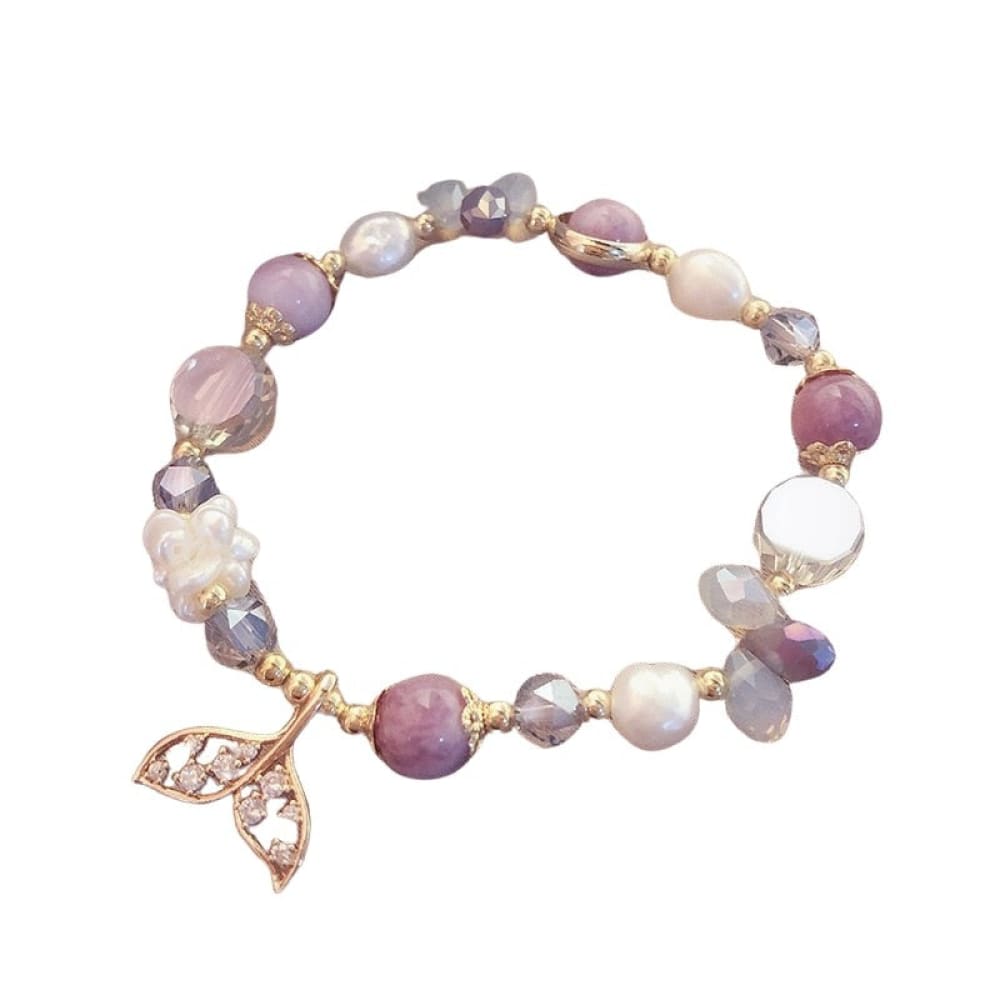 Mermaid Glass Bead Bracelet