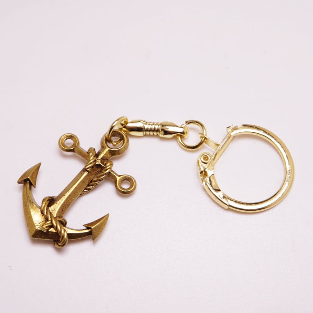 Metal Anchor Keychain