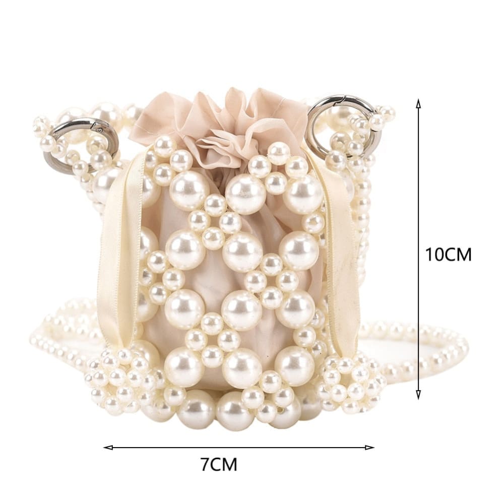 Mini Pearl Crossbody Beach Bag