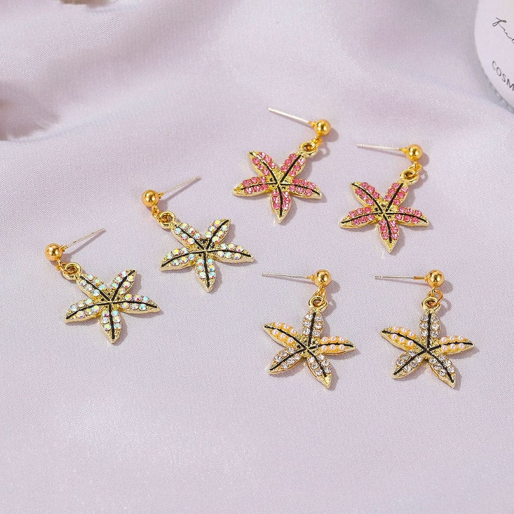 Minimalist Starfish Earrings