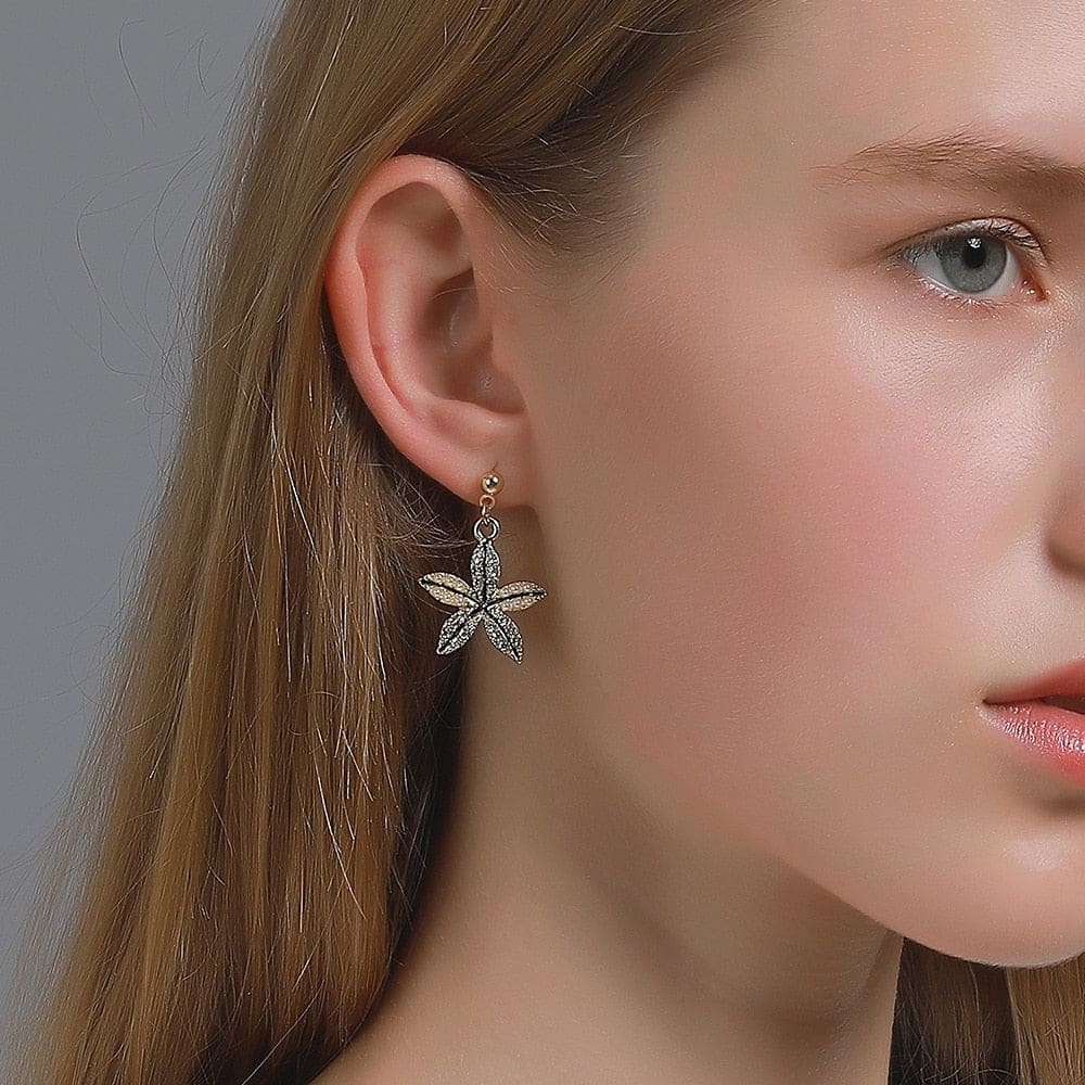 Minimalist Starfish Earrings