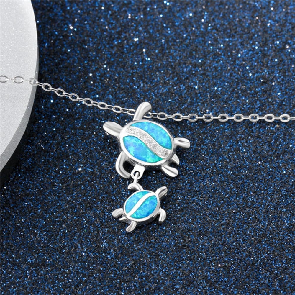 Mother Sea Turtle Necklace