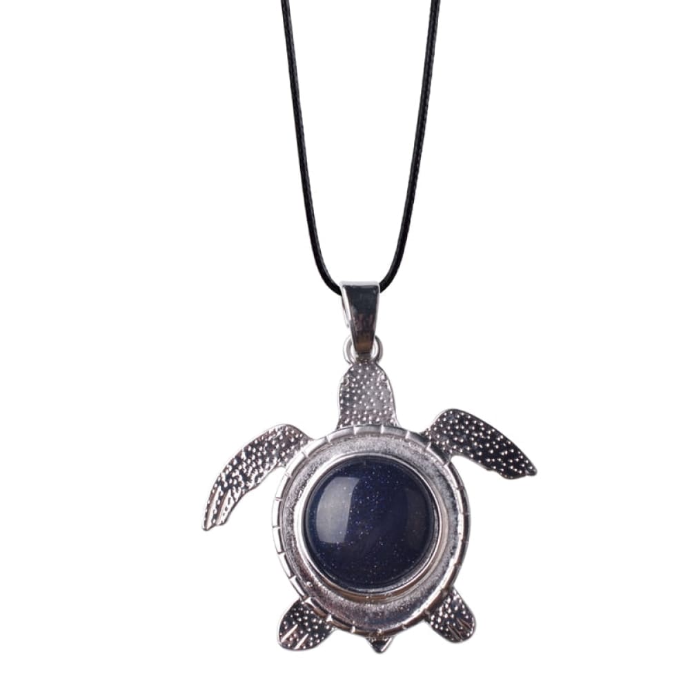 Natural Stone Sea Turtle Necklace