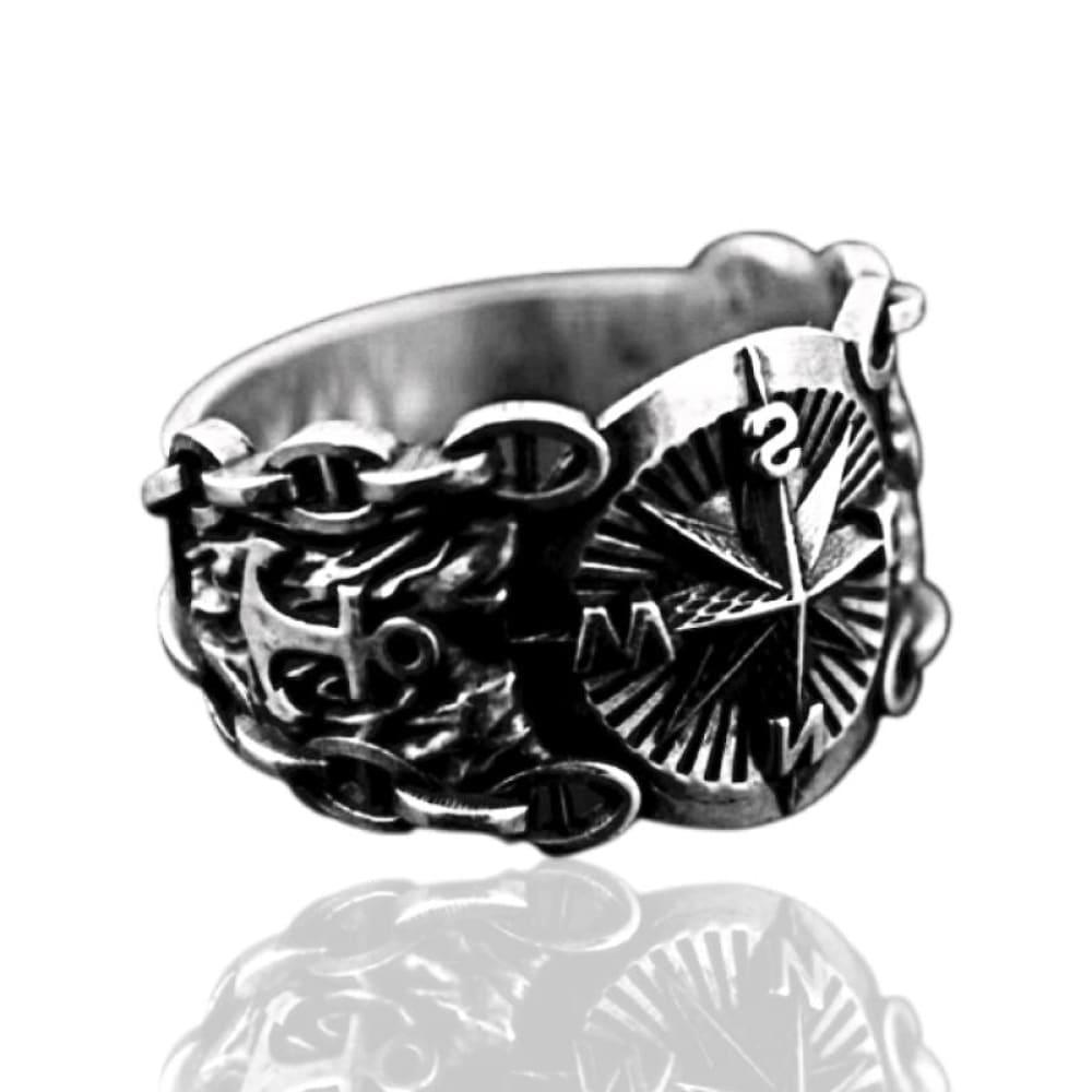 stainless-steel-compass-anchor-ring